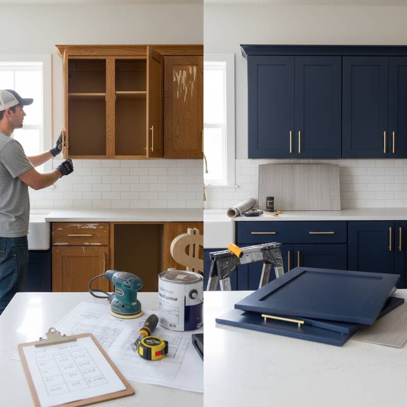 Cabinet Refacing Cuts Kitchen Costs by Two-Thirds