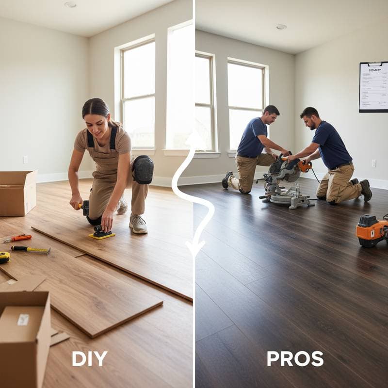 DIY LVP Floors: Save Cash or Risk It with Pros?