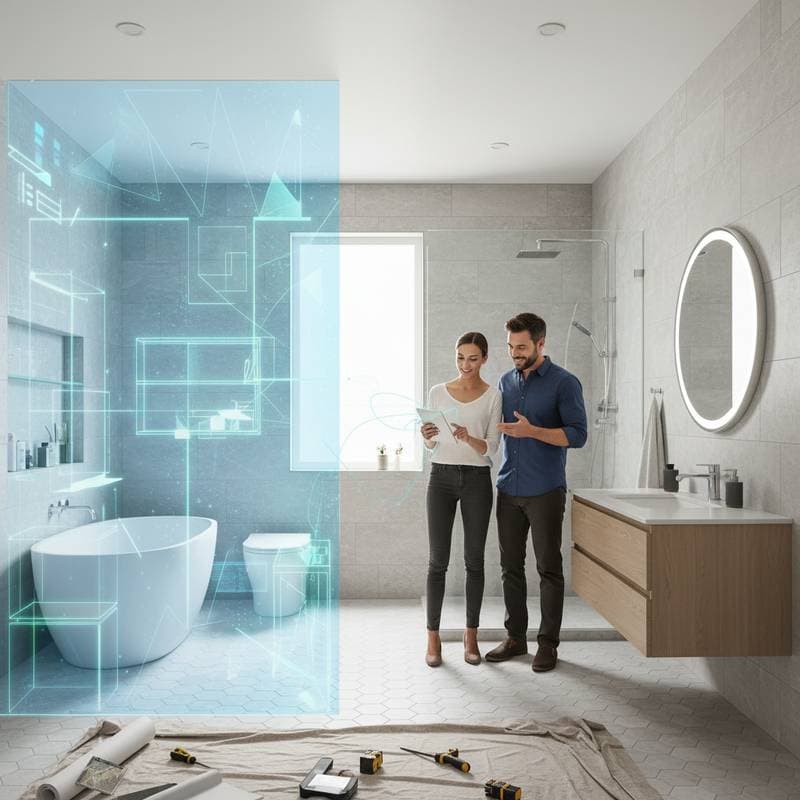 When AI Design Tools Beat Contractors in Bathroom Remodels