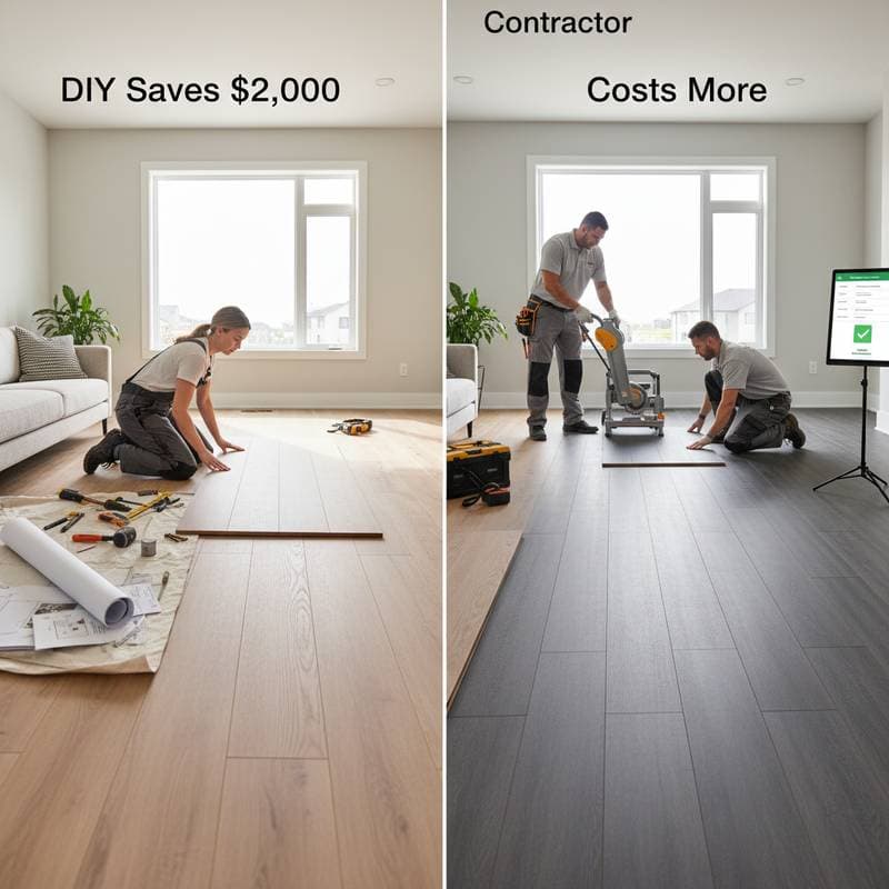 LVP Floors: When DIY Saves $2,000 or Costs More