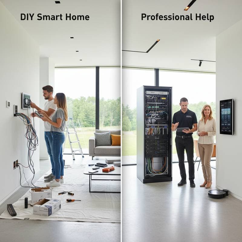 When DIY Smart Home Projects Need Professional Help