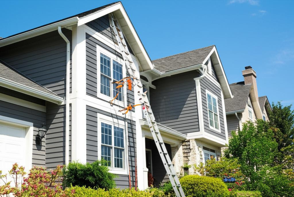 Image for Most Gutter Cleaning Falls Come From Ladder Misuse