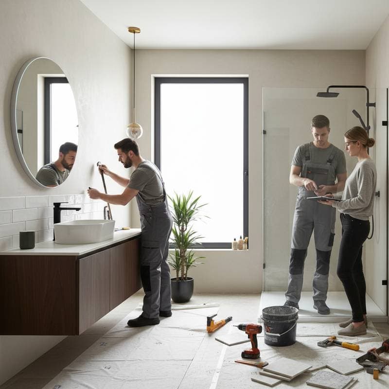 DIY Bathroom Remodels Save 30-50% on Labor Costs