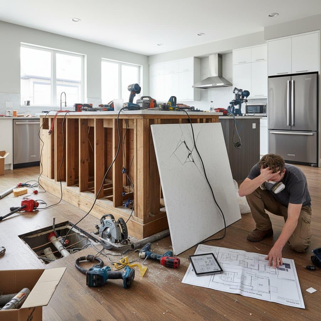 Why Kitchen Island DIY Projects Cost More Than Hiring Pros