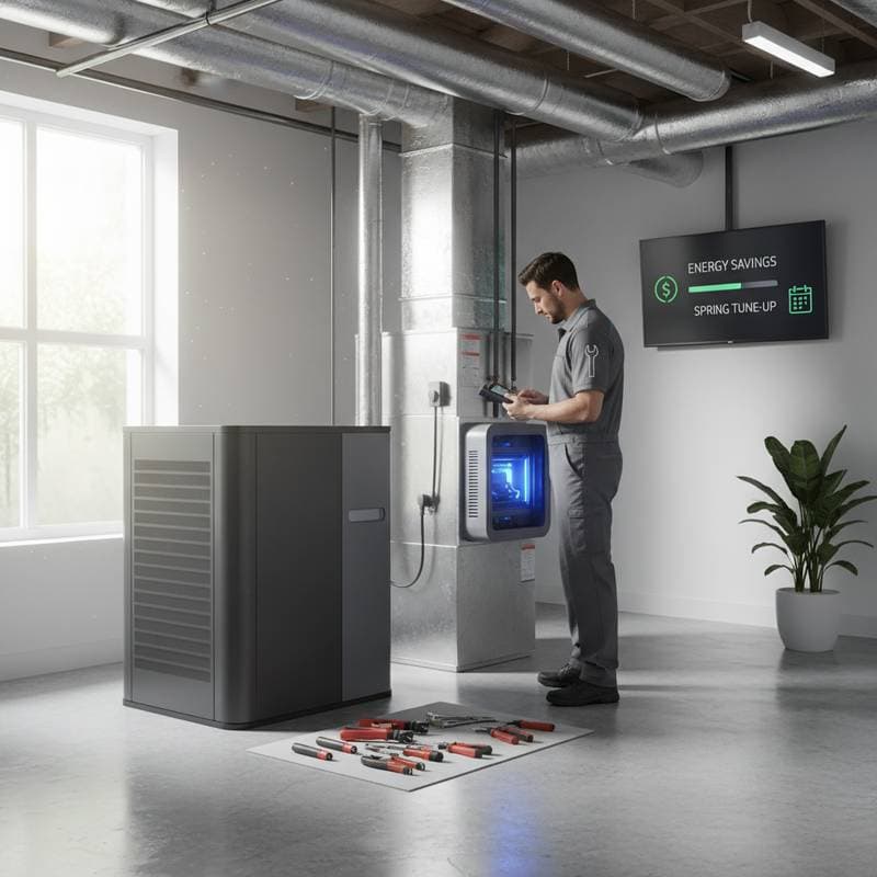 Featured image for Spring HVAC Tune-Up Saves $1000+ Yearly