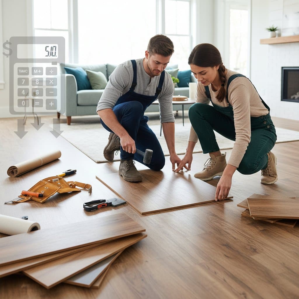 Save Thousands with DIY Luxury Vinyl Plank Install