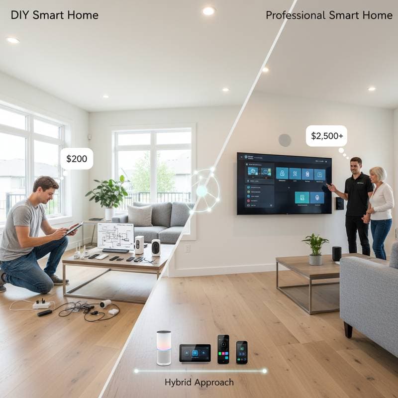 DIY Smart Homes Cost $200-$2,500: What Changes Your Price