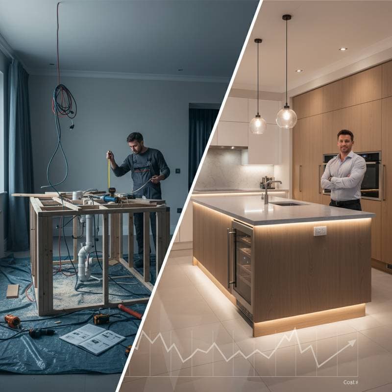 Image for Why Kitchen Island DIY Projects Cost More Than Pros