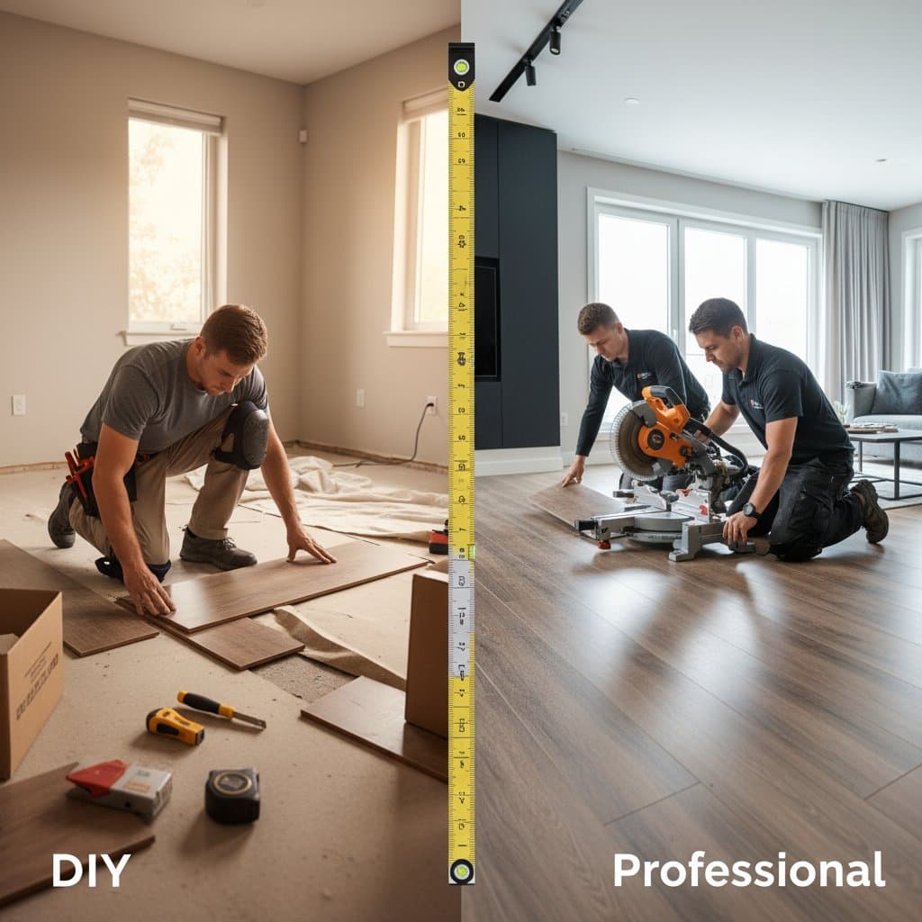 Image for Should You Install LVP Flooring Yourself or Hire a Pro?