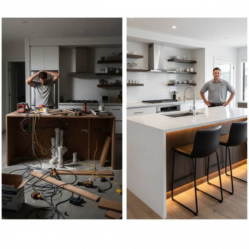 Image for Why Kitchen Island DIY Projects Cost More Than Pros