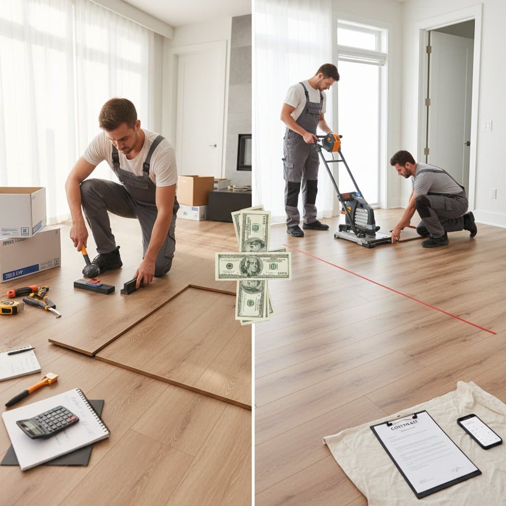 Image for DIY LVP Saves $2-$5 Per Foot vs Pro Install