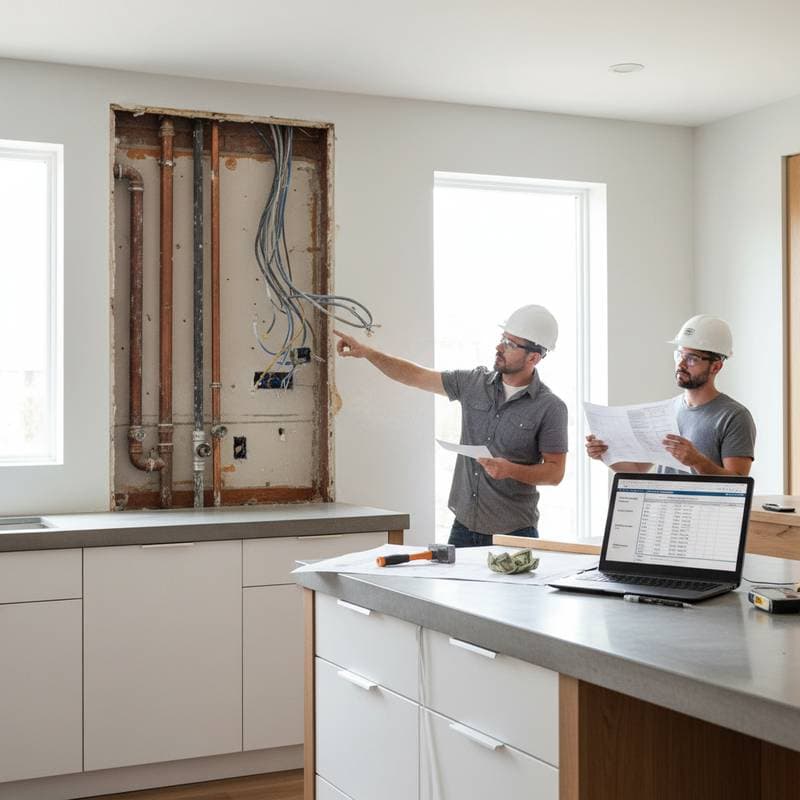 Featured image for Budget 25% Extra for Hidden Kitchen Remodel Costs