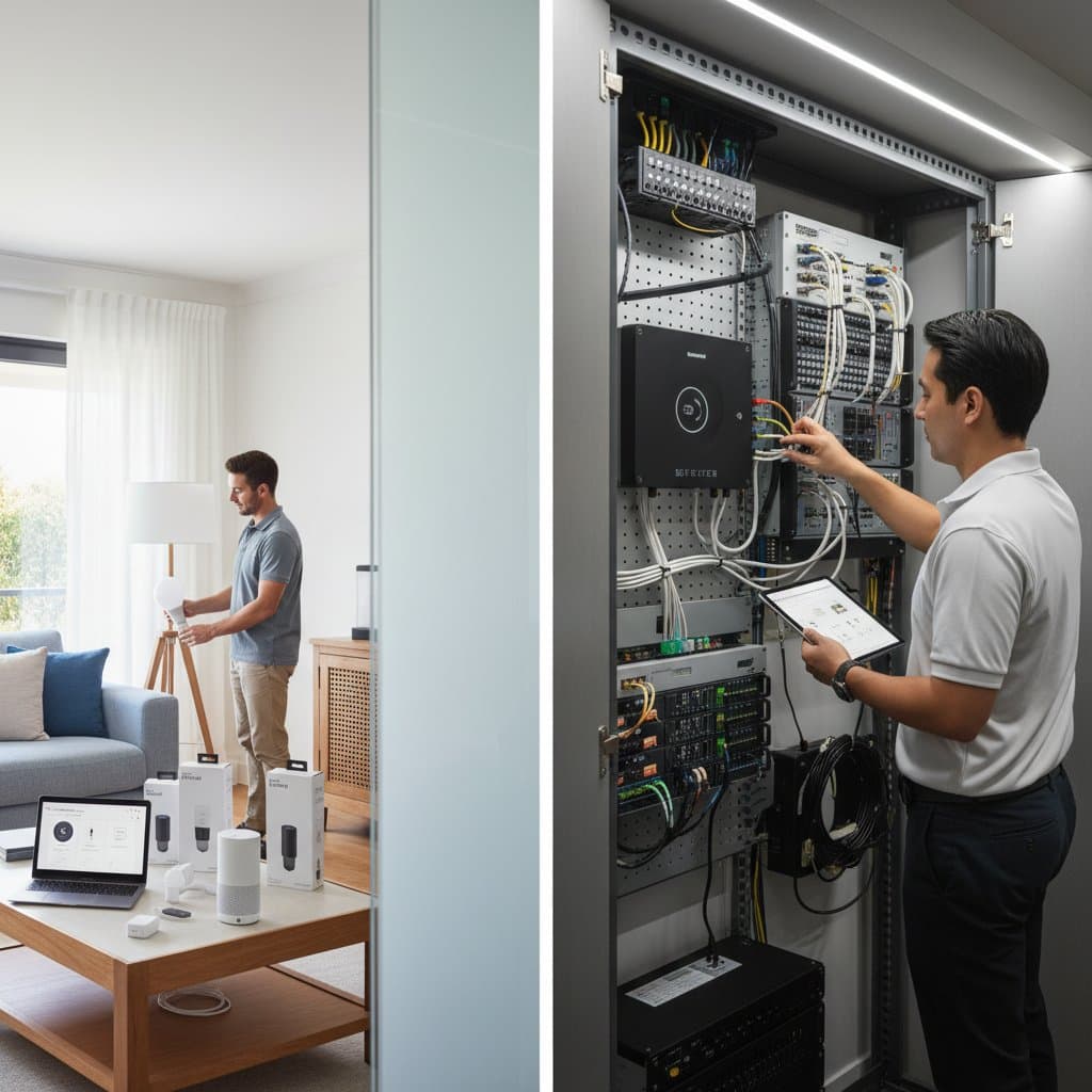 Image for When to DIY Your Smart Home and When to Call a Pro