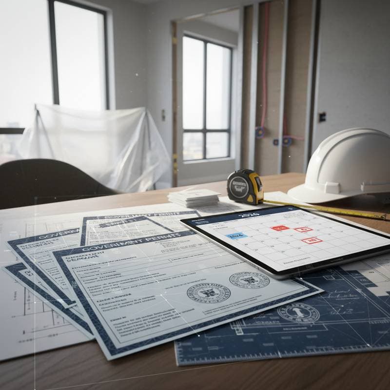 Featured image for Why Skipping Permits Can Delay Your Remodel Indefinitely