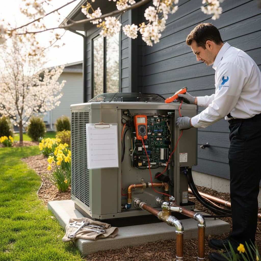 Spring HVAC Checks Prevent $8K Emergency Repairs