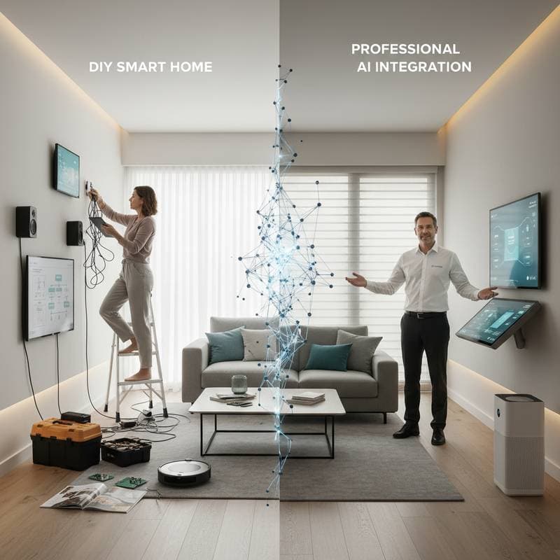 Image for DIY Smart Home vs Professional AI Integration