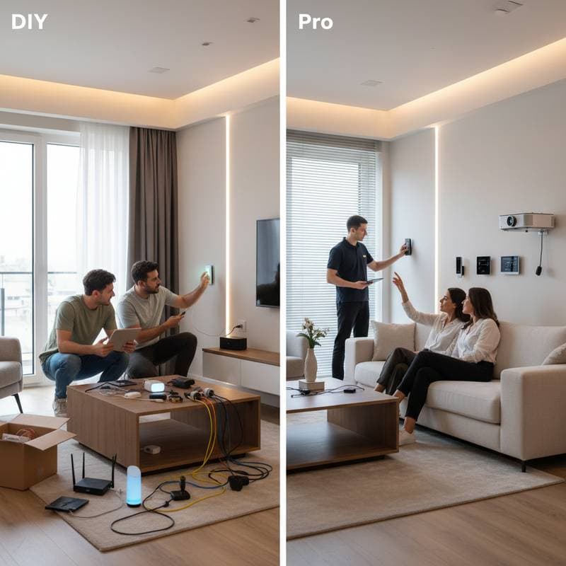 Featured image for DIY vs Pro Smart Home Setup: Real Cost Breakdown