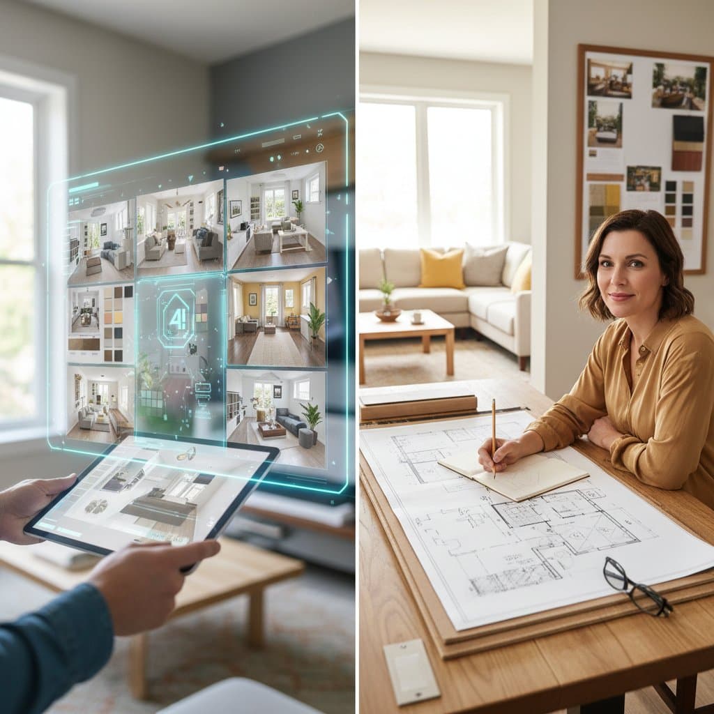 AI and Human Designers Both Master Remodeling Plans