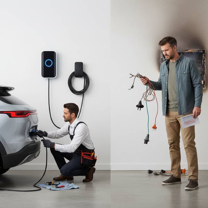 Why DIY EV Charger Installs Risk Your Home Safety