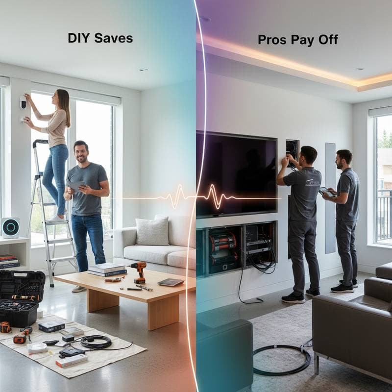 Smart Home Setup: When DIY Saves and When Pros Pay Off