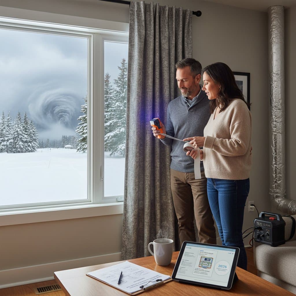 Seal Air Leaks Before Winter Storms Hit Hard