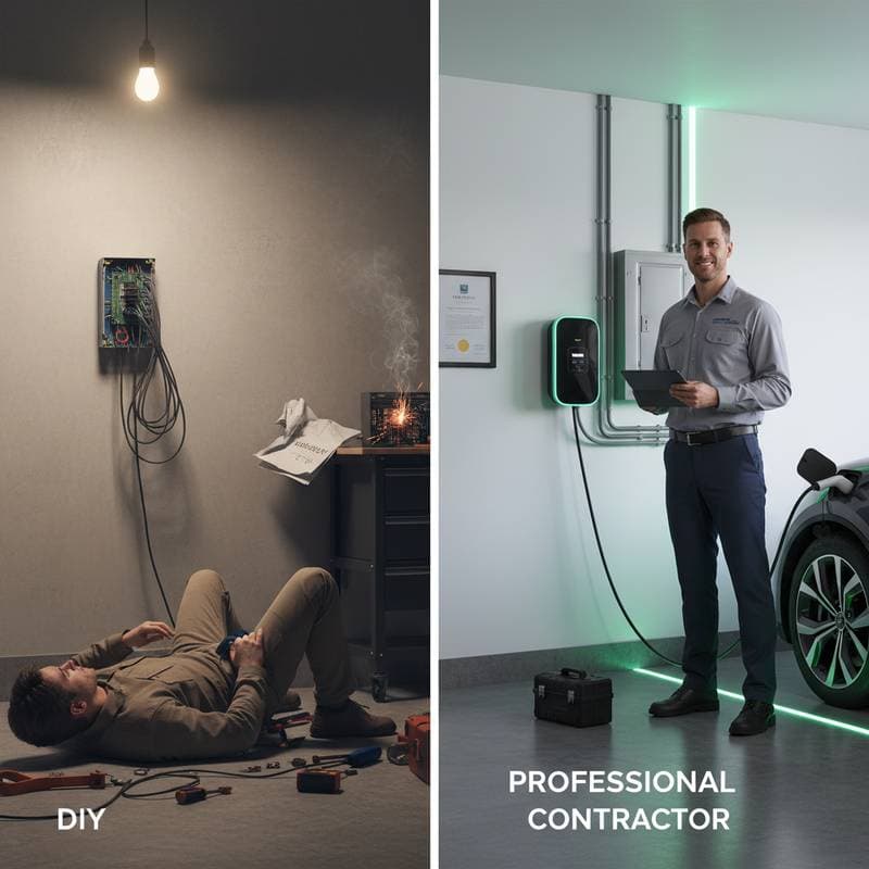 Why Professional EV Charger Install Costs Less Long-Term