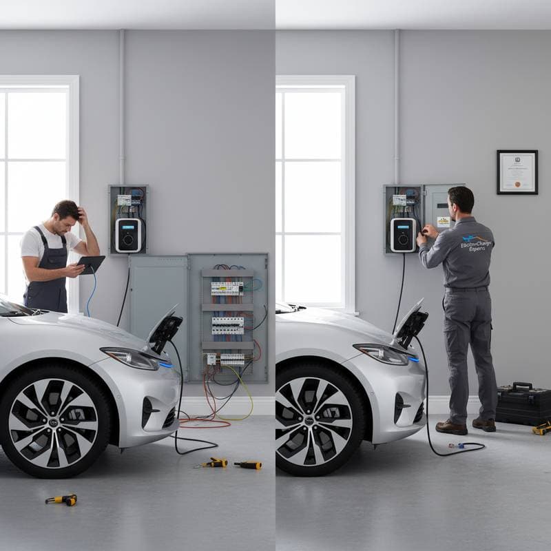 Image for Why EV Charger DIY Risks Your Home Warranty