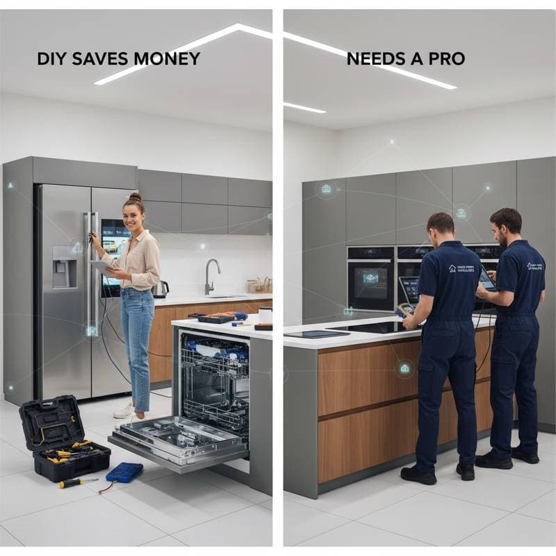 Smart Appliances: When DIY Saves Money vs. Needs a Pro