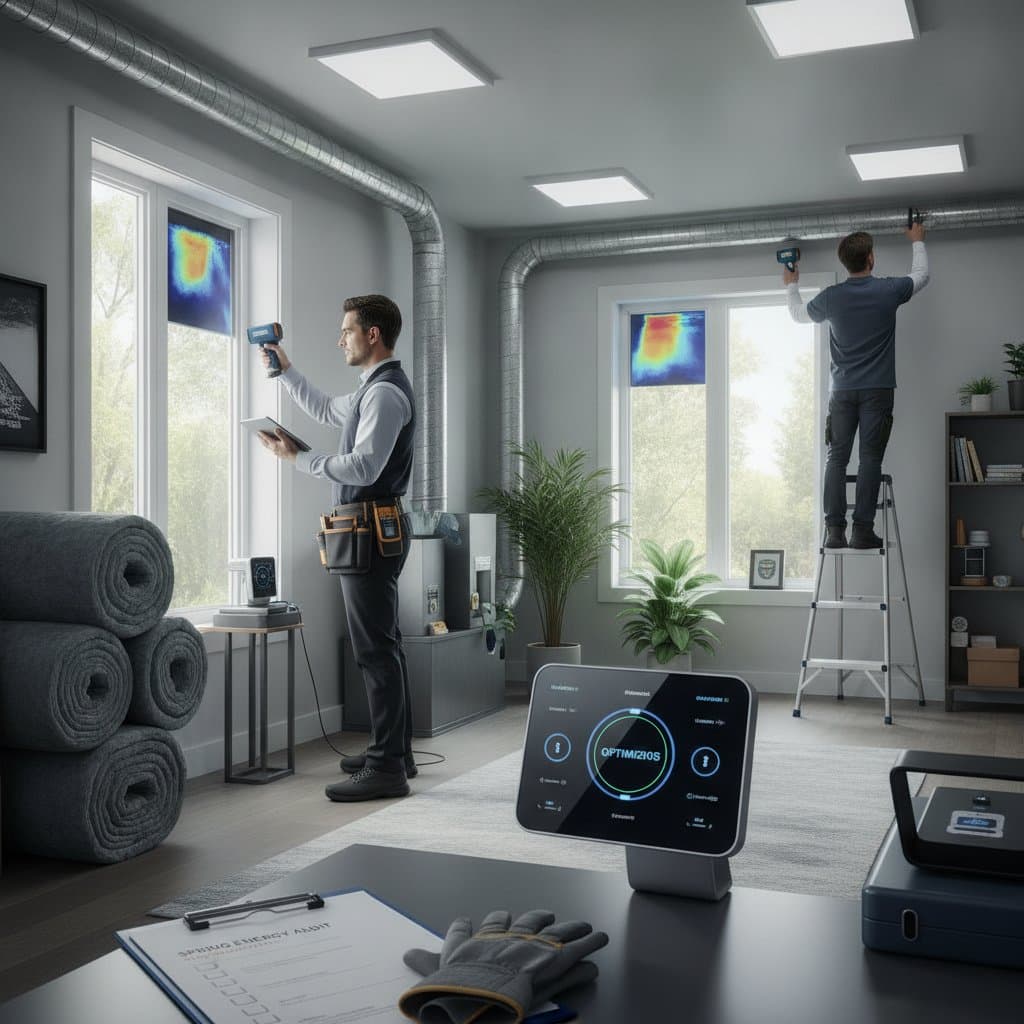 Featured image for Spring Energy Audit Cuts Bills 30% Without Remodeling