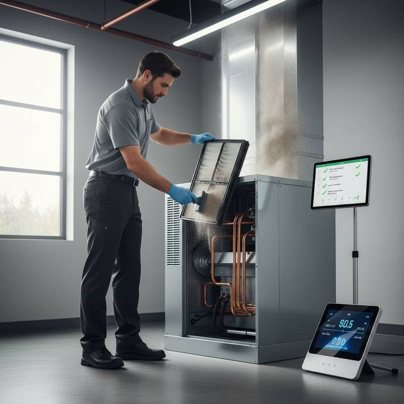 Featured image for Spring HVAC Tune-Ups Clear Indoor Allergens Fast