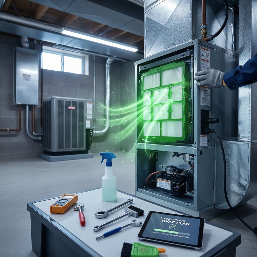 Spring HVAC Care Prevents 25% Efficiency Loss