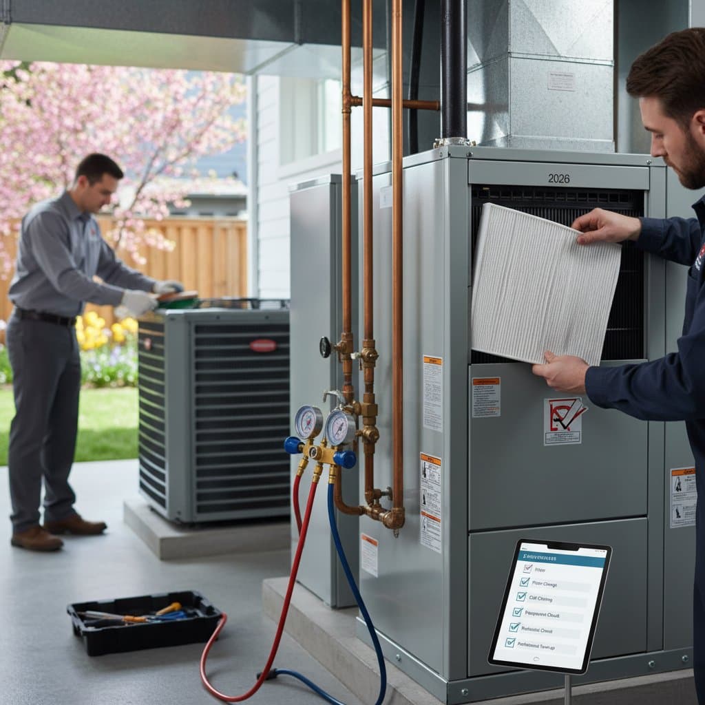 Featured image for Spring HVAC Checks That Stop Costly Breakdowns