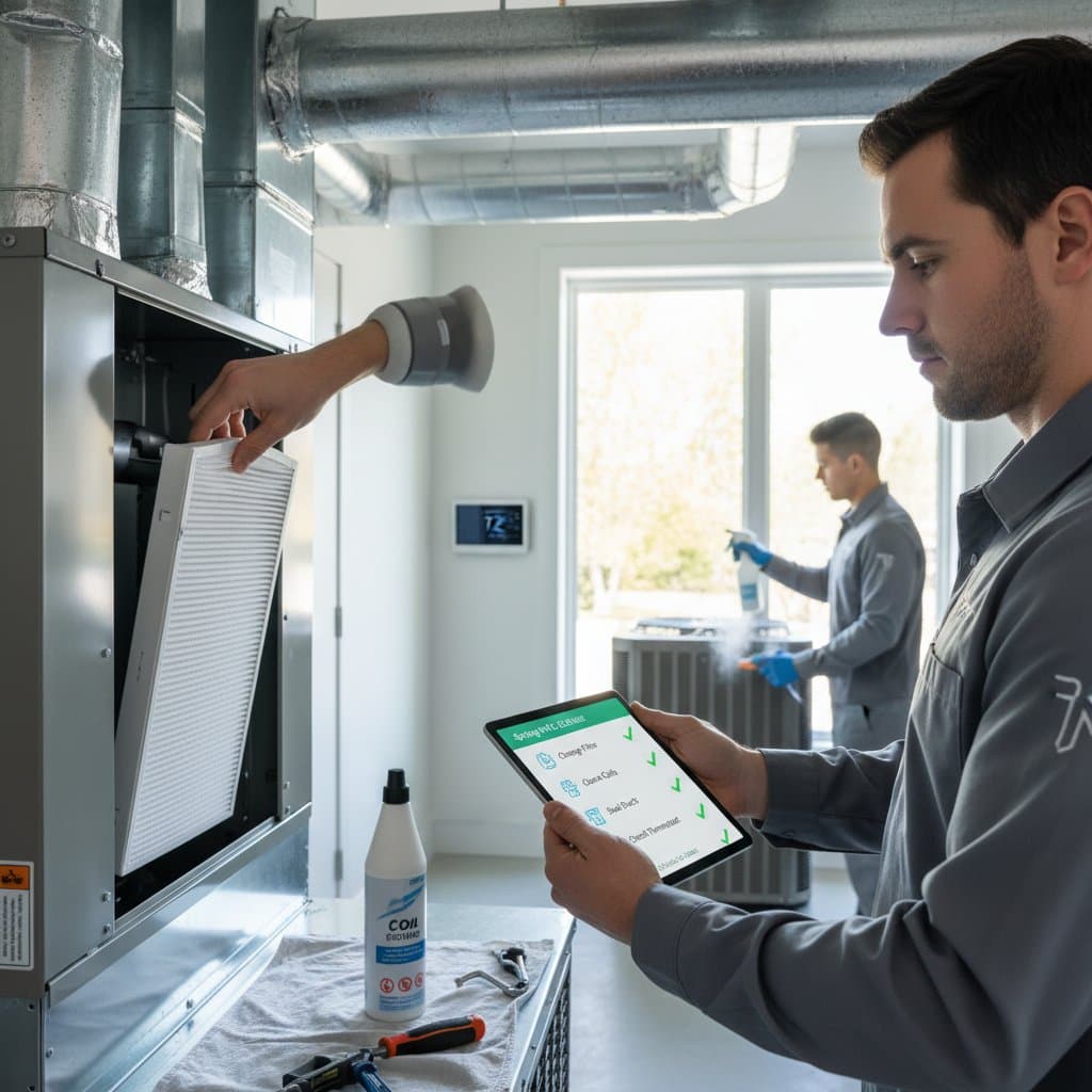 Spring HVAC Checks Cut Cooling Costs by 15 Percent