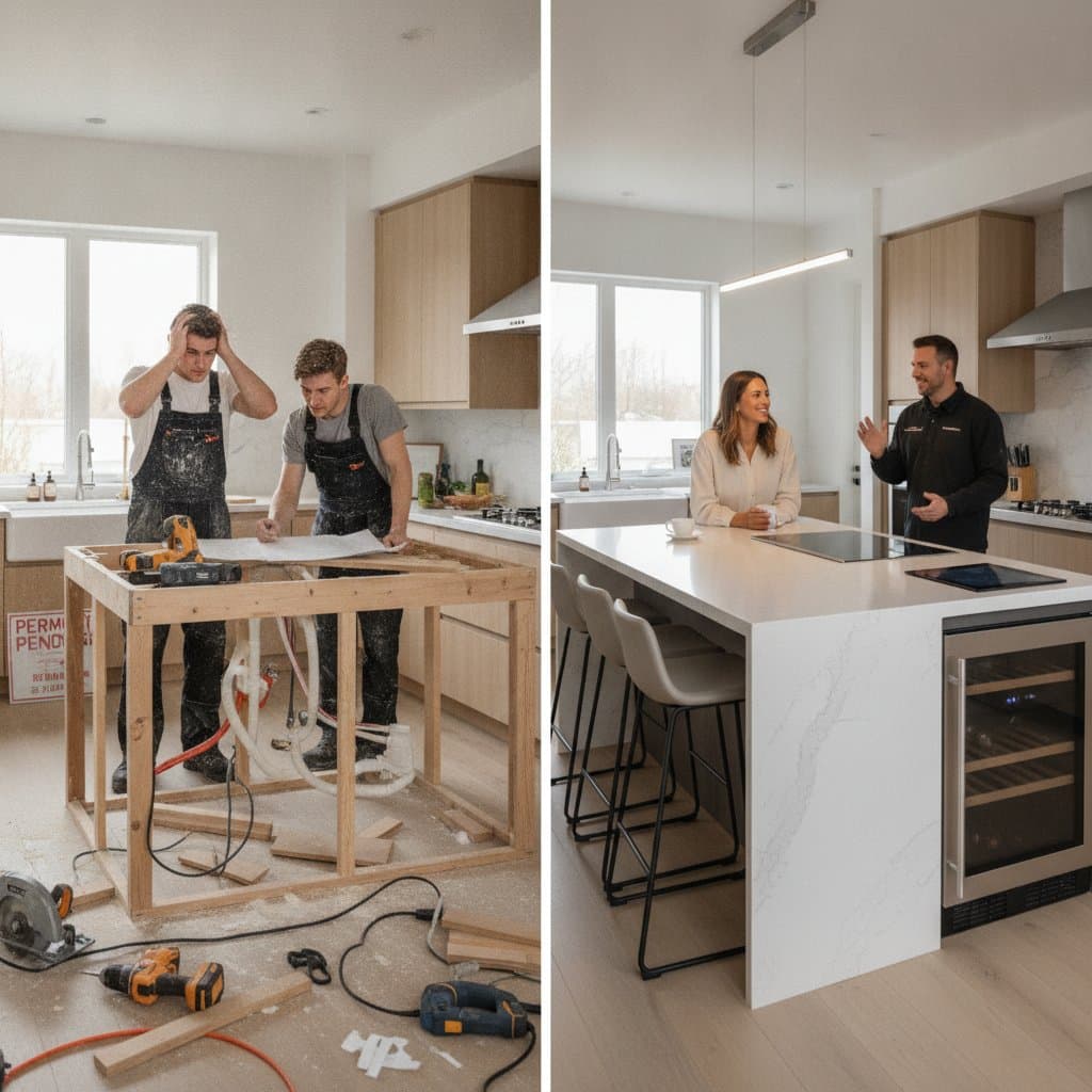 Featured image for DIY Kitchen Islands: When Savings Become Costly Mistakes
